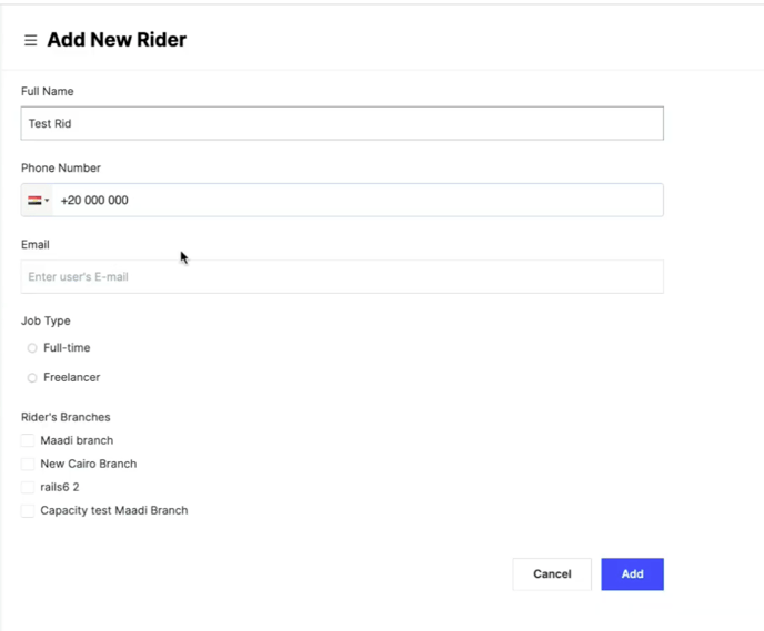 Verd Dispatch in the Zyda dashboard