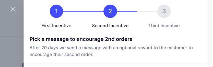 Choosing the second message or reward