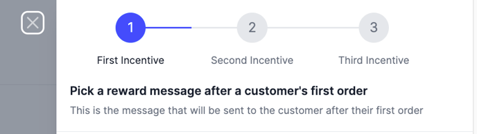 Choosing the first message or reward