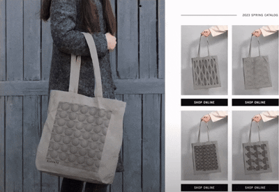 A popup shown on a storefront