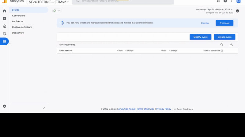 Pasting the measurement ID into the GA4 Measurement ID variable