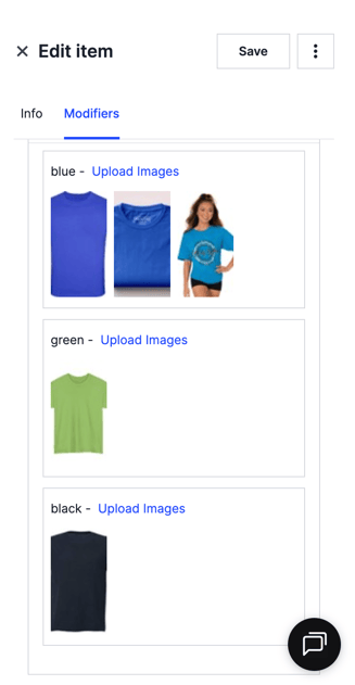 More than one image on a single variant