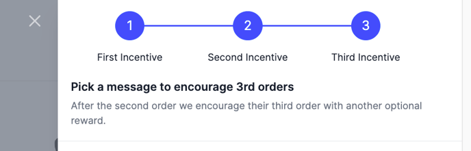 Choosing the third message or reward